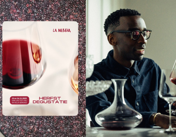 Met topsommelier Trésor Vets op zoek naar de perfecte eindejaarswijnen van La Nebbia in Villa Servais