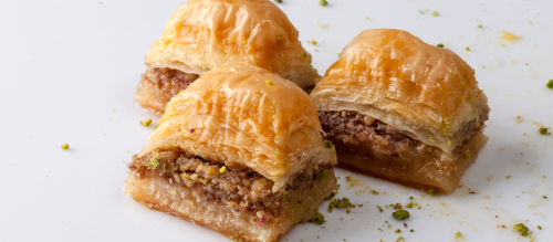 Baklava met walnoten