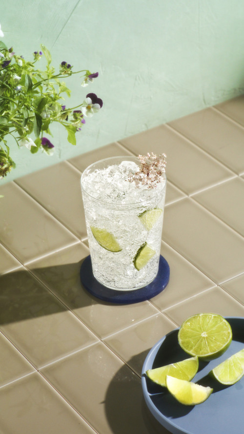 Thai basil lime spritz