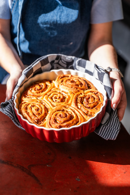 Appel-kaneel-rolls van Louise Goedefroy