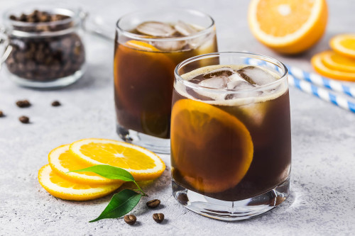 Alcoholvrije espresso gin tonic