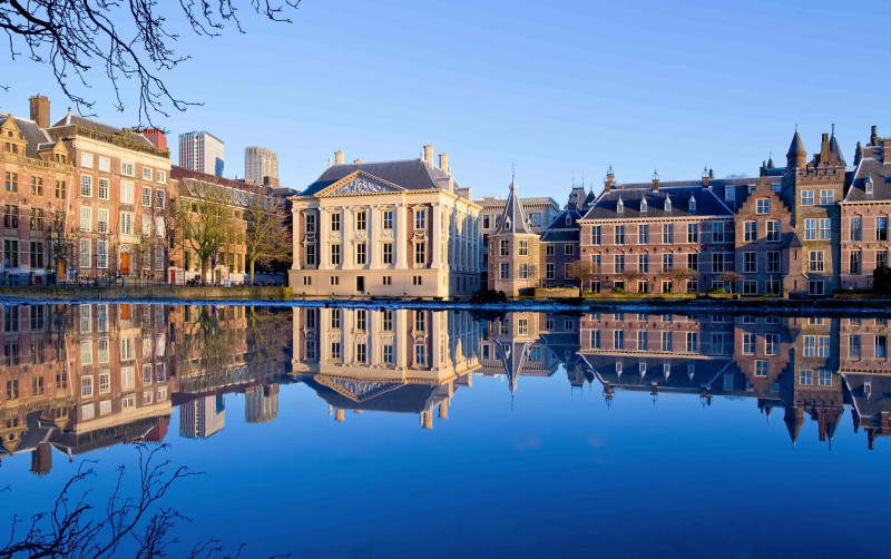 Hofvijver Mauritshuis Den Haag