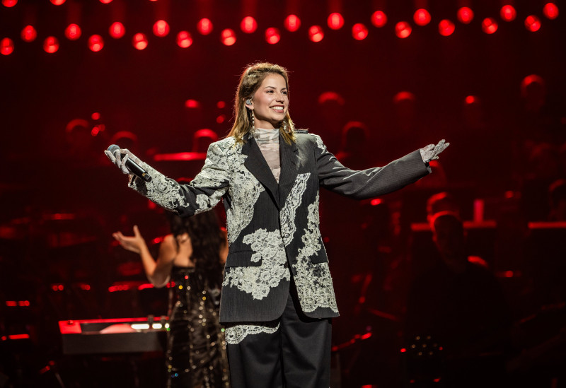 Louise Goedefroy tijdens Night of the Proms