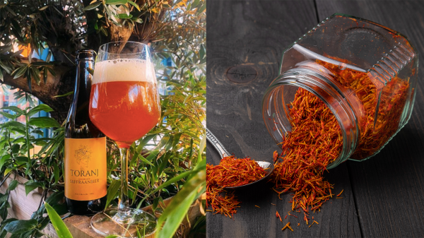 Restaurant Anar in Gent brengt Persian Saffron Beer uit