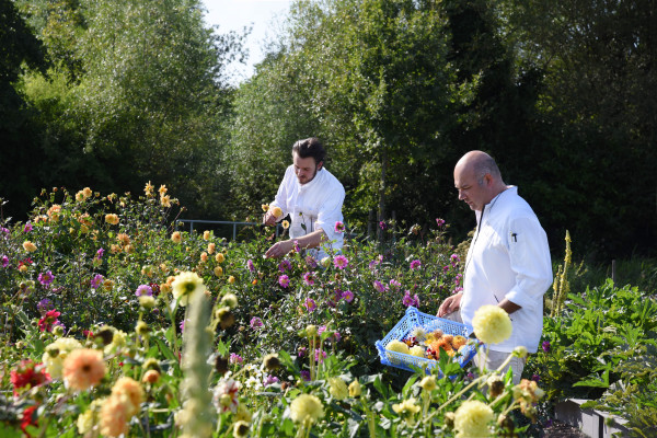Chef Kris De Roy van Hofke van Bazel: "Wij spreken over groene gerechten, dat klinkt mooier"